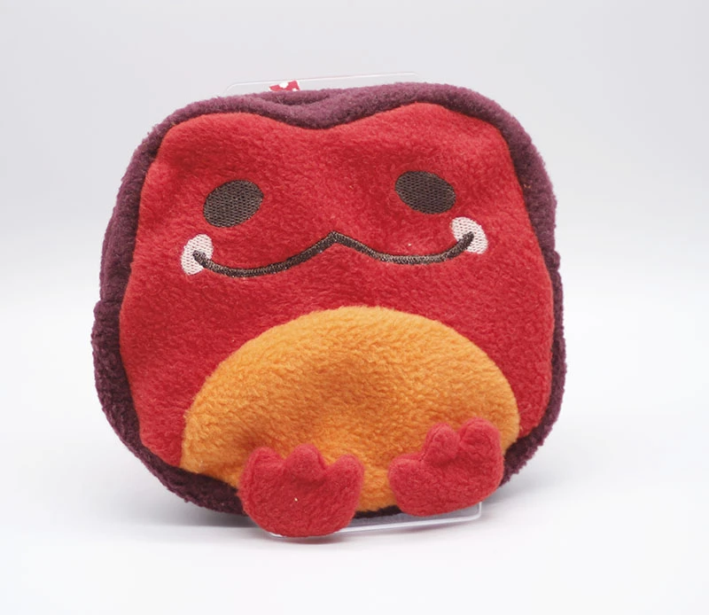Red frog purse front view